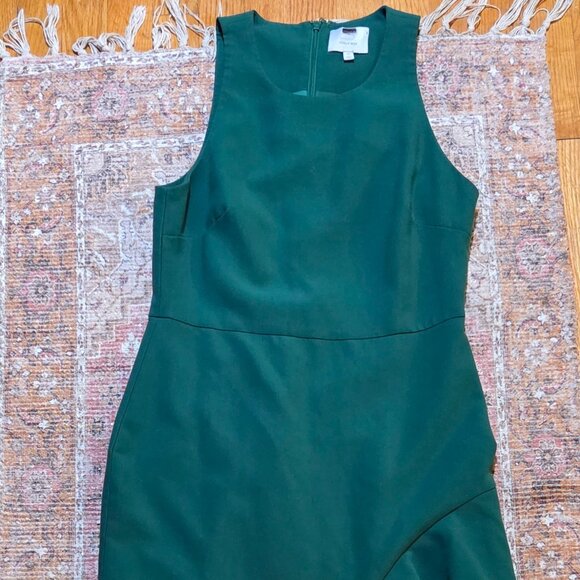 5a7 Cinq à Sept Dress Crew Neck Midi Length size 12 - Picture 2 of 4